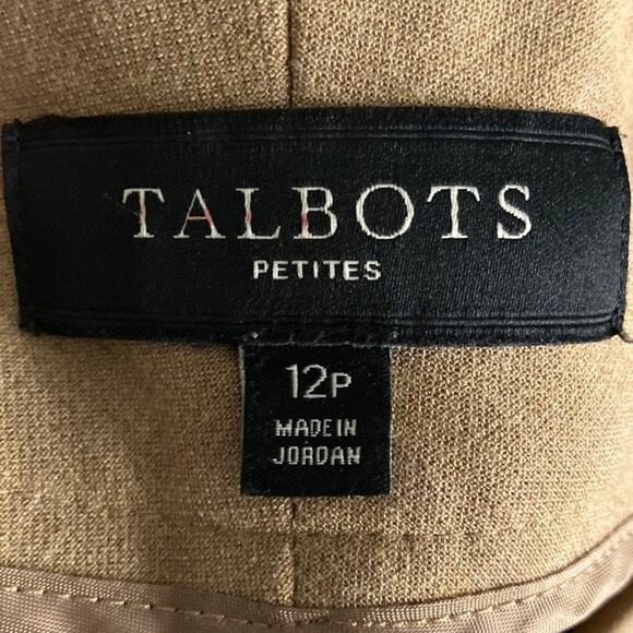 Talbots Womens Pants Brown Signature Petite Career Professional Stretch 12P - Picture 5 of 13